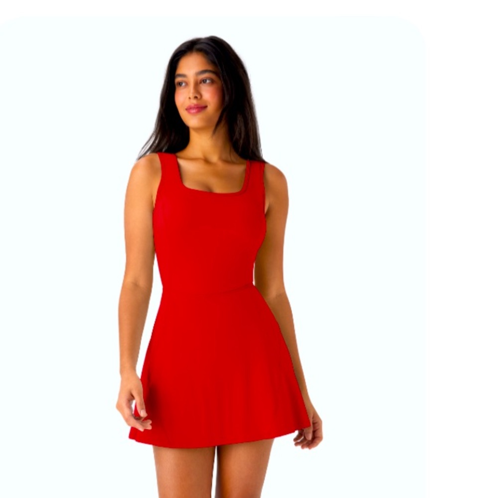 Halara sport dress - red